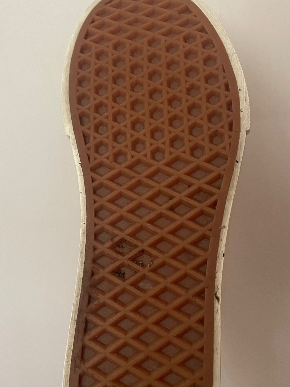 Vans Classic Slip-On Stackform Tonal Checkerboard White Platform 7.5 - Picture 4 of 4